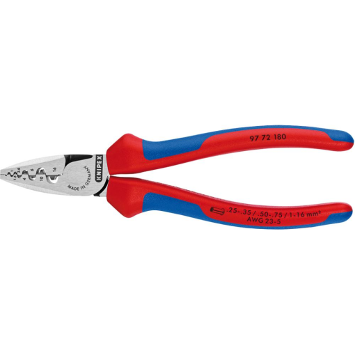 Crimpzange Nr. 97 72 180 für Aderendhülsen 180 mm
