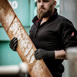 10 Paar Schnittschutzhandschuhe 6806 CUT F schwarz Gr. 8