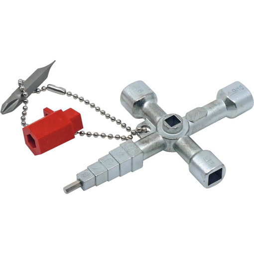 Schaltschrank-Schlüssel Profi Key 820-M-03 S+B 89 x 62 mm