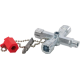 Schaltschrank-Schlüssel Doublehead Key 65 mm