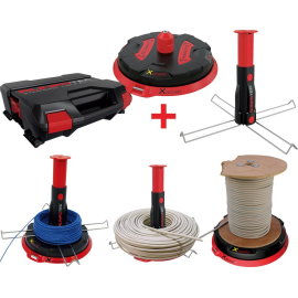 Kabeltrommel- Auf und -Abroller-Set XB 300 Komplett Set 2-teilig