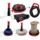 Kabeltrommel- Auf und -Abroller-Set RUNPO 5 + XB 300 Multiset 3-teilig
