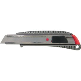 Cuttermesser Metallgehäuse mit 1 Klinge 18 mm