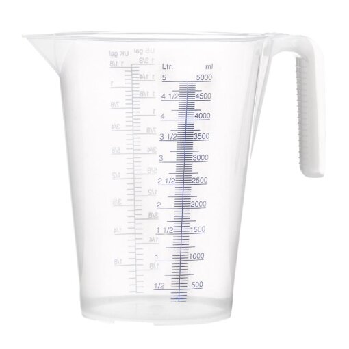 PRESSOL Messbecher Polypropylen transparent 5 l