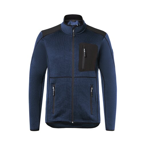 Kübler Strickjacke WEATHER dunkelblau/schwarz Gr. 3XL