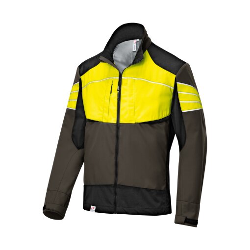 Kübler Jacke FOREST Ultrashell oliv/warngelb Gr. L