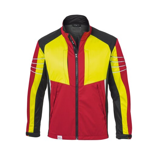 Kübler Jacke FOREST Ultrashell Pro rot/warngelb Gr. S