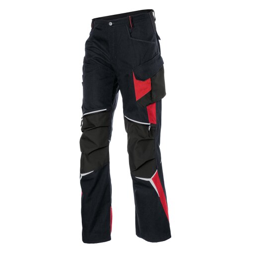 Kübler Hose BODYFORCE Pro schwarz/mittelrot Gr. 52