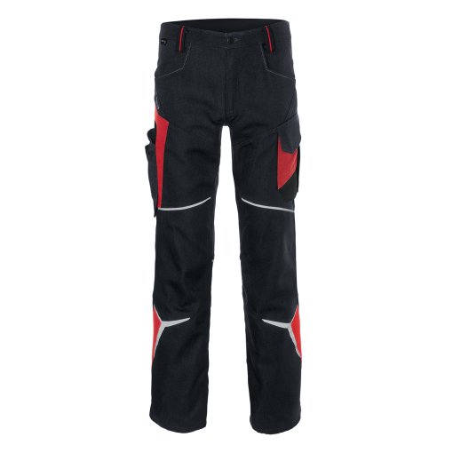 Kübler Hose BODYFORCE schwarz/mittelrot Gr. 62