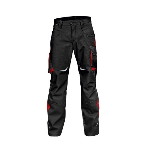 Kübler Hose PULSSCHLAG schwarz/mittelrot Gr. 30
