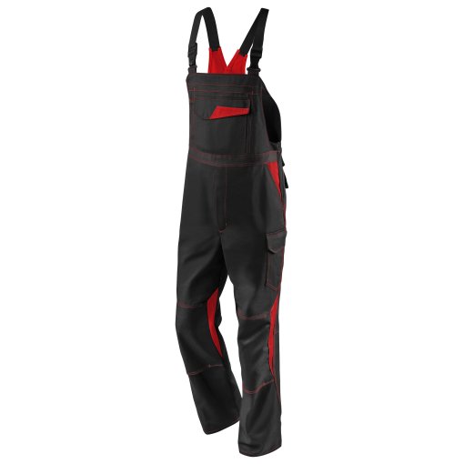 Kübler Latzhose IMAGE DRESS NEW DESIGN schwarz/mittelrot Gr. 25