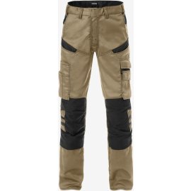 Arbeitshose 2555 STFP FRISTADS Khaki/Schwarz Gr. C46