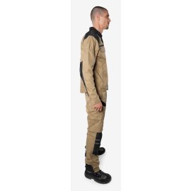Arbeitshose 2555 STFP FRISTADS Khaki/Schwarz Gr. D116