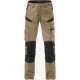 Arbeitshose 2555 STFP FRISTADS Khaki/Schwarz Gr. D116