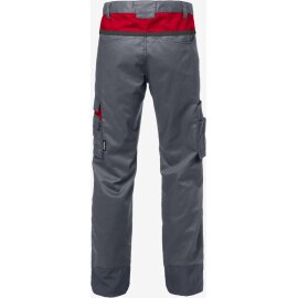 Arbeitshose 2555 STFP FRISTADS Grau/Rot Gr. D120