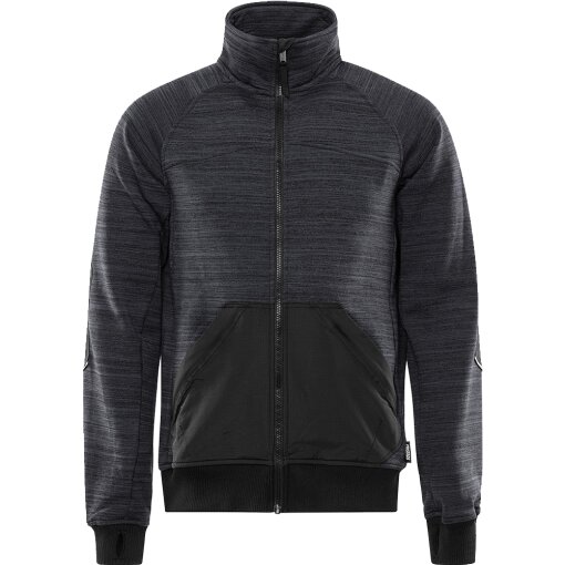 Sweatjacke 7052 SMP FRISTADS Grau/Schwarz Gr. 4XL