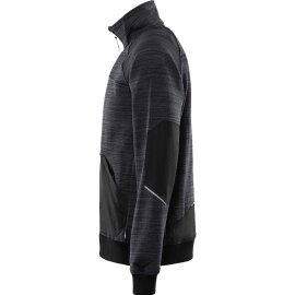 Sweatjacke 7052 SMP FRISTADS Grau/Schwarz Gr. 4XL