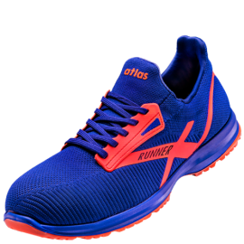Sicherheitshalbschuh RUNNER 45 Neon Blue ESD SRC S1P Atlas