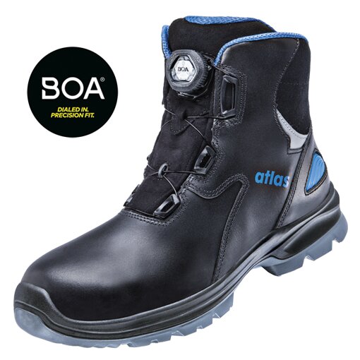 knöchelhoher Sicherheitsschuh SL 9845 XP BOA ESD SRC S3 Gr. 45 W12 Atlas