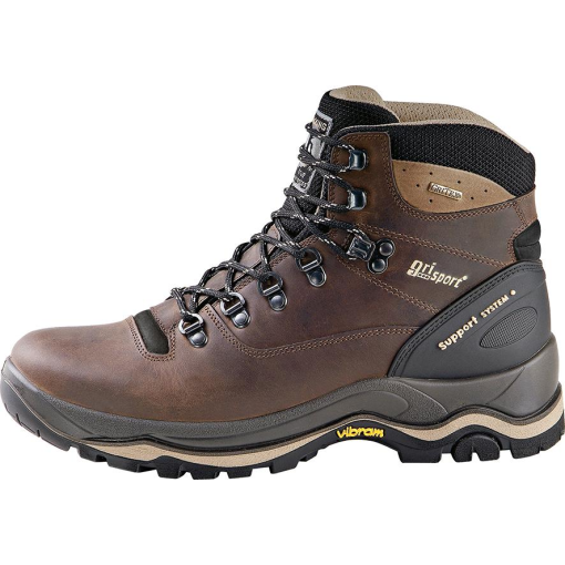 Berufs- und Freizeitschuh braun Gr. 45