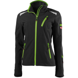 Damen-Softshelljacke twenty four Fortis Gr. XXL schwarz/limegreen