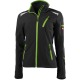 Damen-Softshelljacke twenty four Fortis Gr. XXL schwarz/limegreen