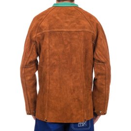 Schweißerlederjacke Lava Brown