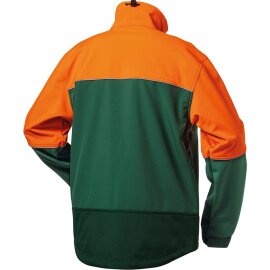 Softshell-Jacke Sanddorn grün/orange Gr. M