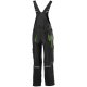Kinder-Latzhose twenty four schwarz-limegreen Gr. 134-140