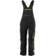 Kinder-Latzhose twenty four schwarz-limegreen Gr. 158-164