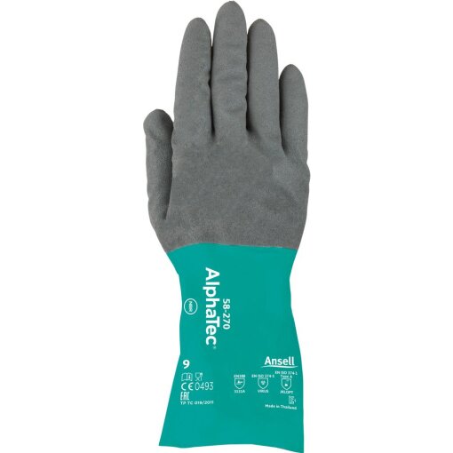 12 Paar Chemikalienschutzhandschuh AlphaTec 58-270 Gr. 8