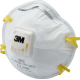 10 Stück Atemschutzmasken 3M Partikelmasken mit Ventil FFP1 8812