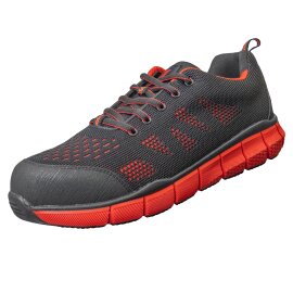 Sicherheitsschuhe Sonic Step S1 7440 schwarz / rot Gr. 38
