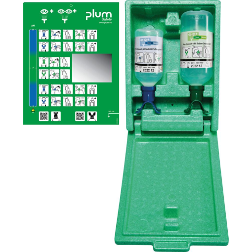 Augen-Notfallstation DUO 4810 inkl. 2 Flaschen (500 ml / 1000 ml)