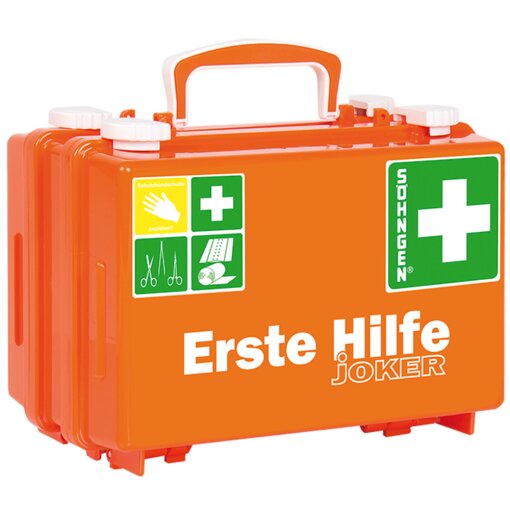 Erste-Hilfe-Koffer QUICK - CD JOKER mit Füllung Standard DIN 13157