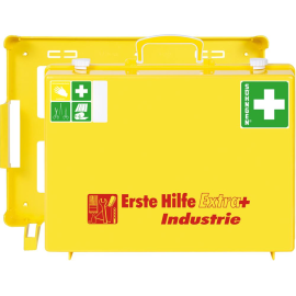 Erste-Hilfe-Koffer Extra+ Industrie DIN 13157 gelb