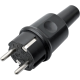 Schutzkontakt-Stecker Vollgummi IP44 250V 10-16A