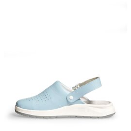 Berufsschuhe Clog Active 87080 Abeba blau perforiert mit Schnalle Gr. 40