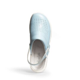 Berufsschuhe Clog Active 87080 Abeba blau perforiert mit Schnalle Gr. 40