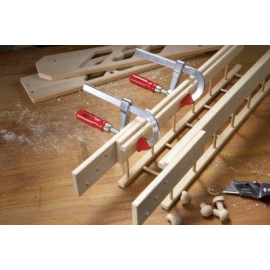 Leicht-Schraubzwinge U-Form 100x50 mm