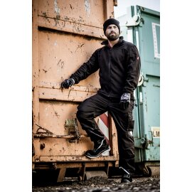 Fleece-Jacke Motion Tex Plus 7040 Schwarz Gr. 3XL