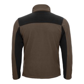 Fleece-Jacke Motion Tex Plus 7047 Braun/Schwarz Gr. 5XL