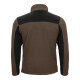 Fleece-Jacke Motion Tex Plus 7047 Braun/Schwarz Gr. 5XL