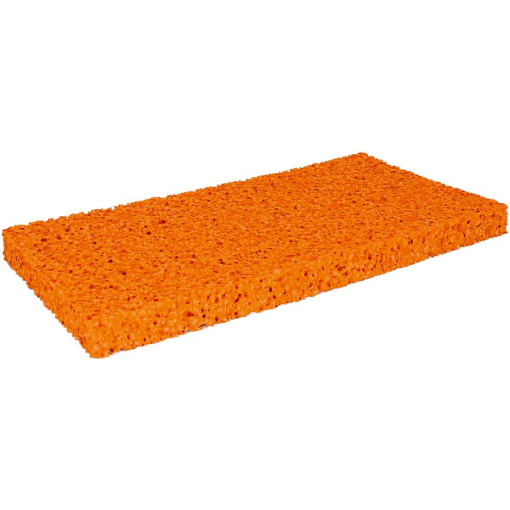 Belag für Kunststoff-Reibebrett Schwammgummi grob 280 x 140 mm x 10 mm