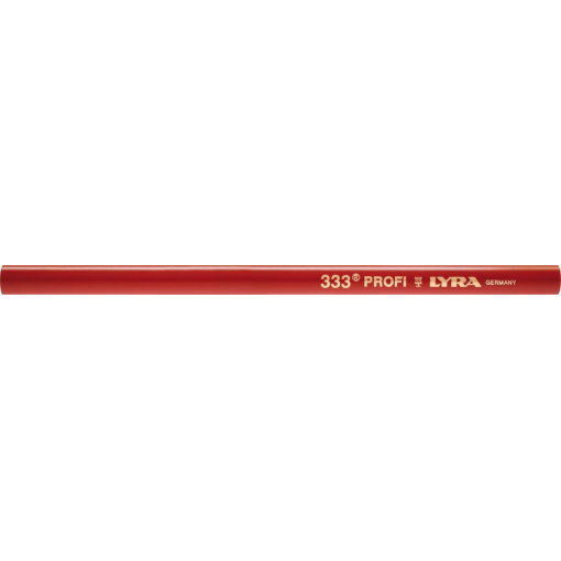 Zimmermanns-Bleistift 333 oval rot 30 cm