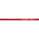 Zimmermanns-Bleistift 333 oval rot 30 cm