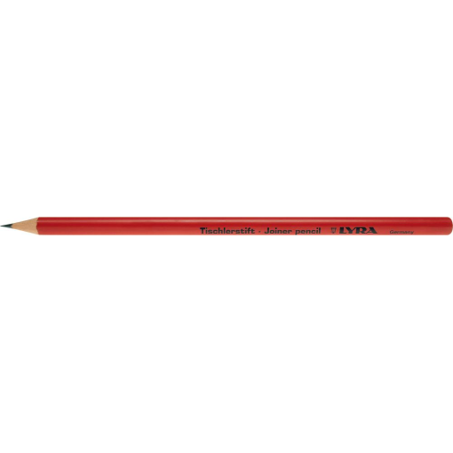 Tischlerbleistift 91T rund rot 17,5 cm