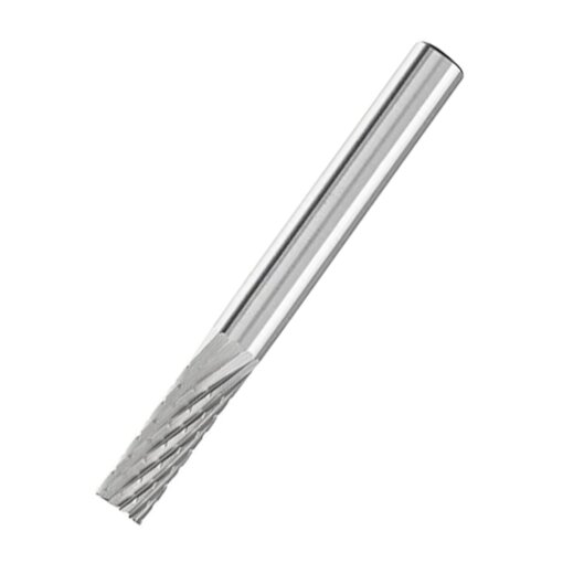 HM-Frässtift ZYA zylindrisch Zahnung 4 mit Stirnverzahnung Pferd