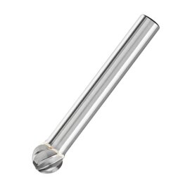 HM-Frässtift KUD Kugelform Zahnung INOX Pferd