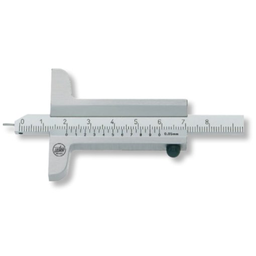 Tiefenmessschieber active 50 mm 80 mm Stahlstift gehärtet